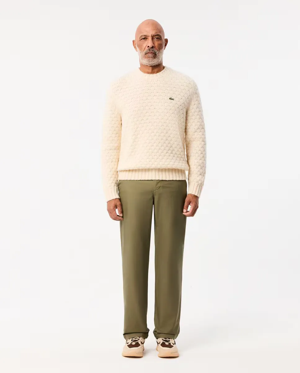 Мужские брюки чинос прямого покроя из хлопкового твила Lacoste, военный зеленый
Мужские брюки чинос прямого покроя из хлопкового твила Lacoste, военный зеленый