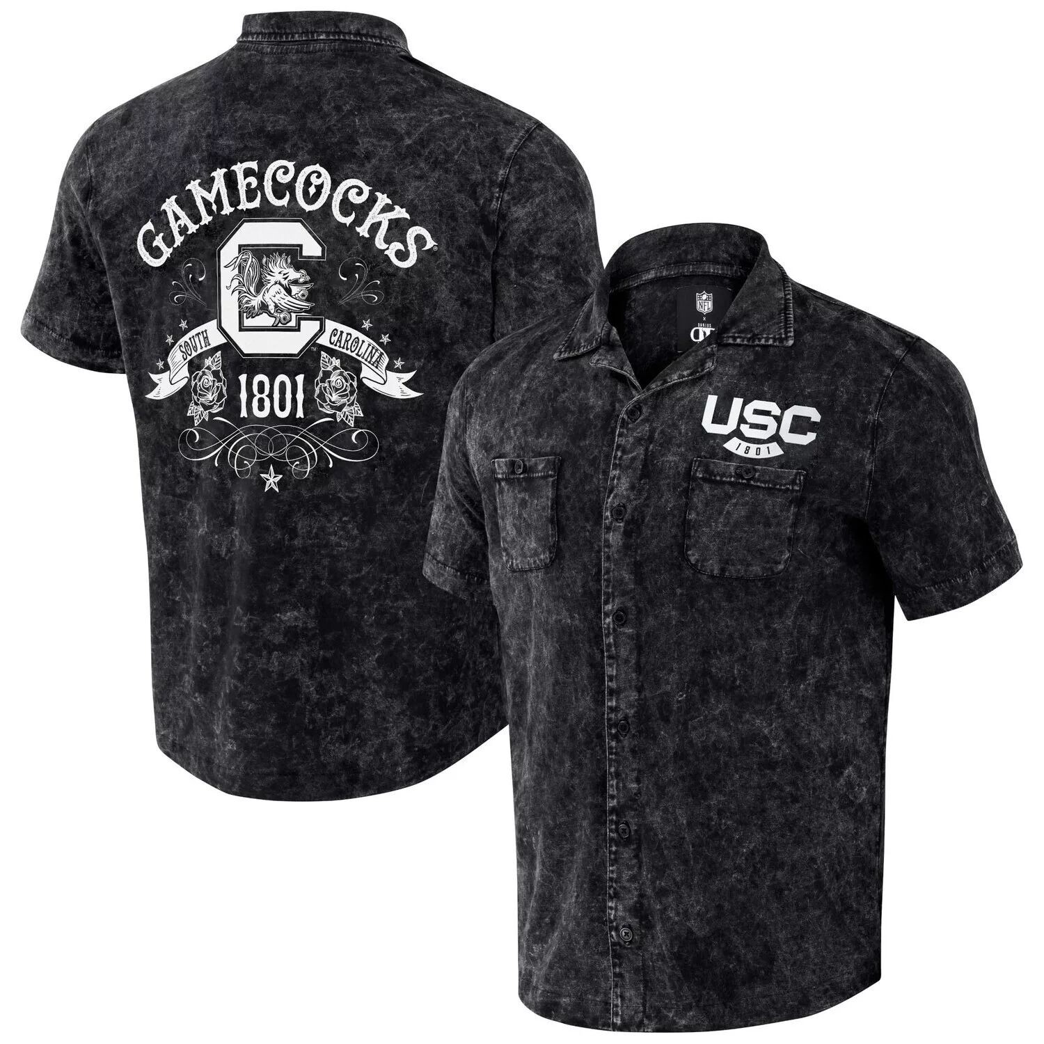 Мужская рубашка на пуговицах Darius Rucker Collection от Fanatics Black South Carolina Gamecocks Team Color
Мужская рубашка на пуговицах Darius Rucker Collection от Fanatics Black South Carolina Gamecocks Team Color