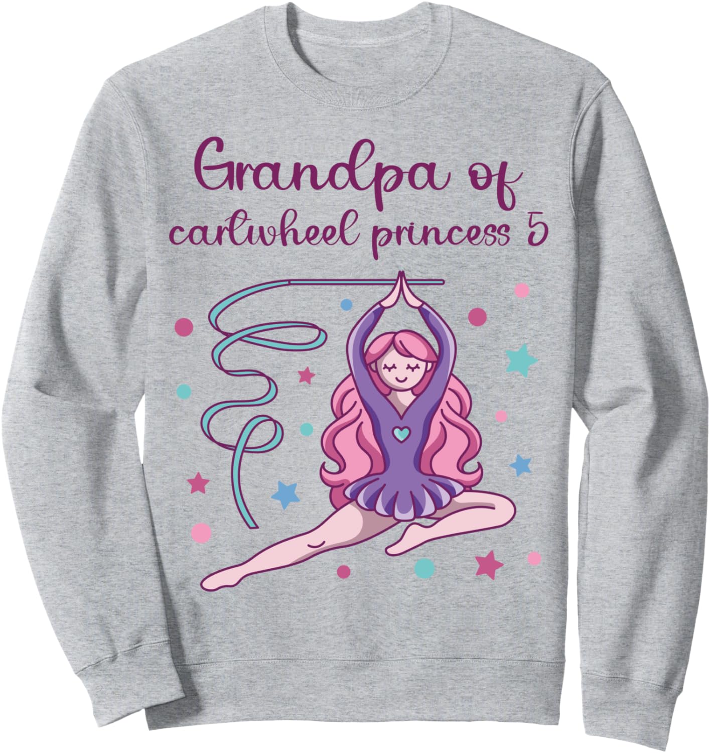 Толстовка с надписью «Дедушка принцессы, которая кувыркается» и «Гимнастика», посвященная 5-летию со дня рождения Family Look 5 Year Old Gymnastics Decoration Gifts, серый
Толстовка с надписью «Дедушка принцессы, которая кувыркается» и «Гимнастика», посвященная 5-летию со дня рождения Family Look 5 Year Old Gymnastics Decoration Gifts, серый