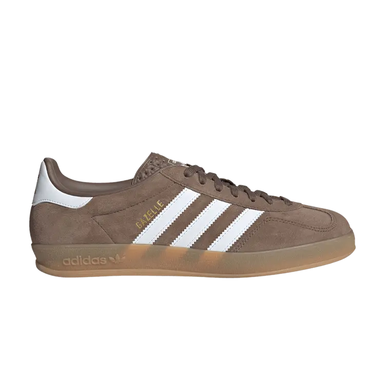 Кроссовки adidas Gazelle Indoor Earth Strata White, коричневый 
Кроссовки adidas Gazelle Indoor Earth Strata White, коричневый