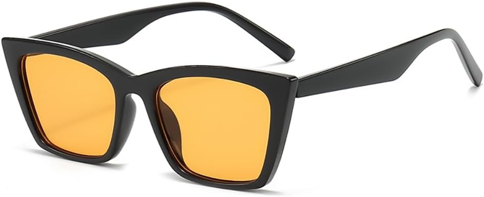 Винтажные солнцезащитные очки «кошачий глаз» для женщин. Модные ретро-очки квадратной формы, классические узкие солнцезащитные очки «кошачий глаз» Azoxus, Black Frame / Yellow Lens
Винтажные солнцезащитные очки «кошачий глаз» для женщин. Модные ретро-очки квадратной формы, классические узкие солнцезащитные очки «кошачий глаз» Azoxus, Black Frame / Yellow Lens