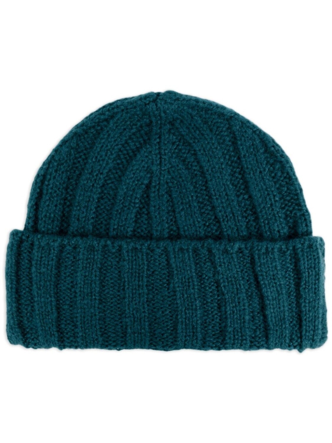 Шапка бини в рубчик Hanro, синий 
Шапка бини в рубчик Hanro, синий