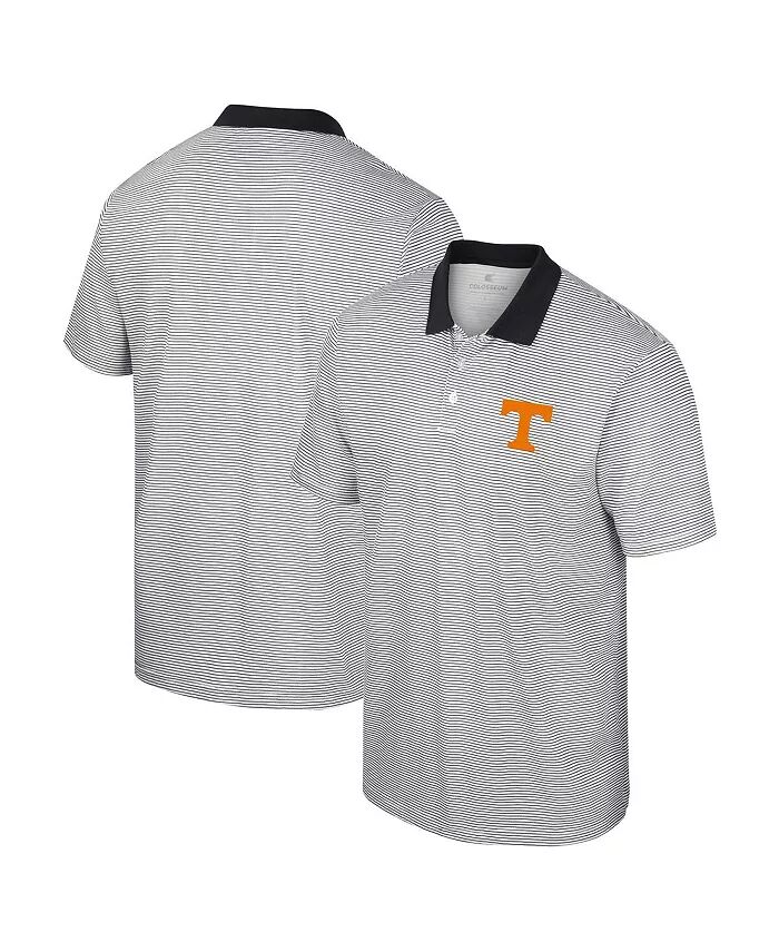 Мужская белая, черная рубашка-поло с принтом в полоску Tennessee Volunteers Colosseum
Мужская белая, черная рубашка-поло с принтом в полоску Tennessee Volunteers Colosseum