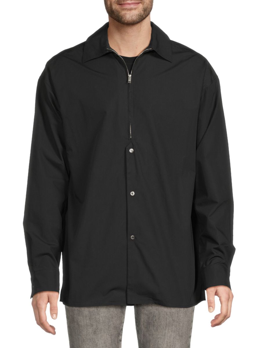 Однотонная рубашка Ambush, черный
Однотонная рубашка Ambush, черный