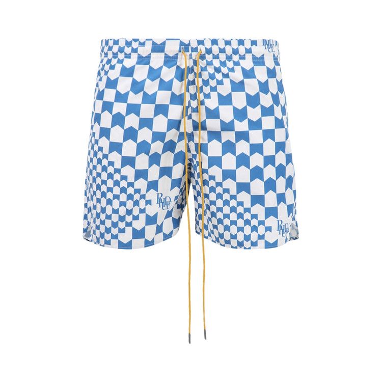 Плавки Rhude Check Print Swimtrunk, Blue/White
Плавки Rhude Check Print Swimtrunk, Blue/White