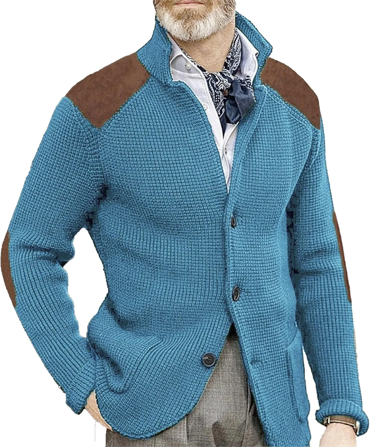 Мужской кардиган с воротником стойкой и карманами Maiyifu-GJ
Мужской кардиган с воротником стойкой и карманами Maiyifu-GJ