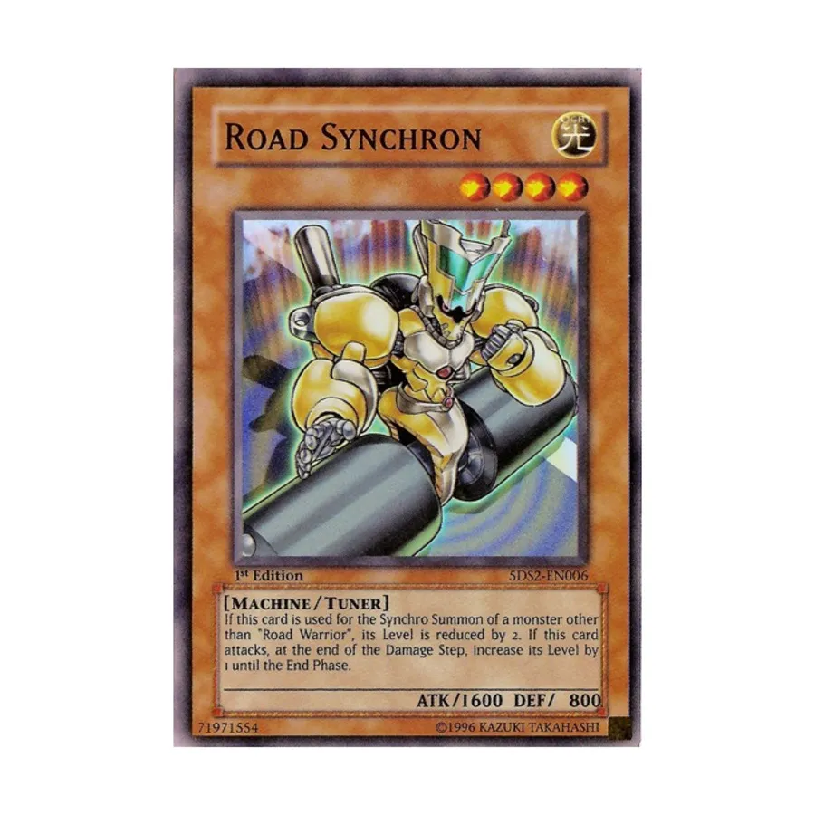 CCG Дорожный синхронизатор (супер редкий), Yu-Gi-Oh - Structure Deck - Yu-Gi-Oh! 5D's 2 - Singles
CCG Дорожный синхронизатор (супер редкий), Yu-Gi-Oh - Structure Deck - Yu-Gi-Oh! 5D's 2 - Singles