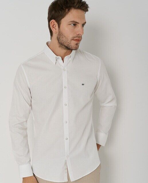 Мужская приталенная структурированная спортивная рубашка Roberto Verino, белый
Мужская приталенная структурированная спортивная рубашка Roberto Verino, белый