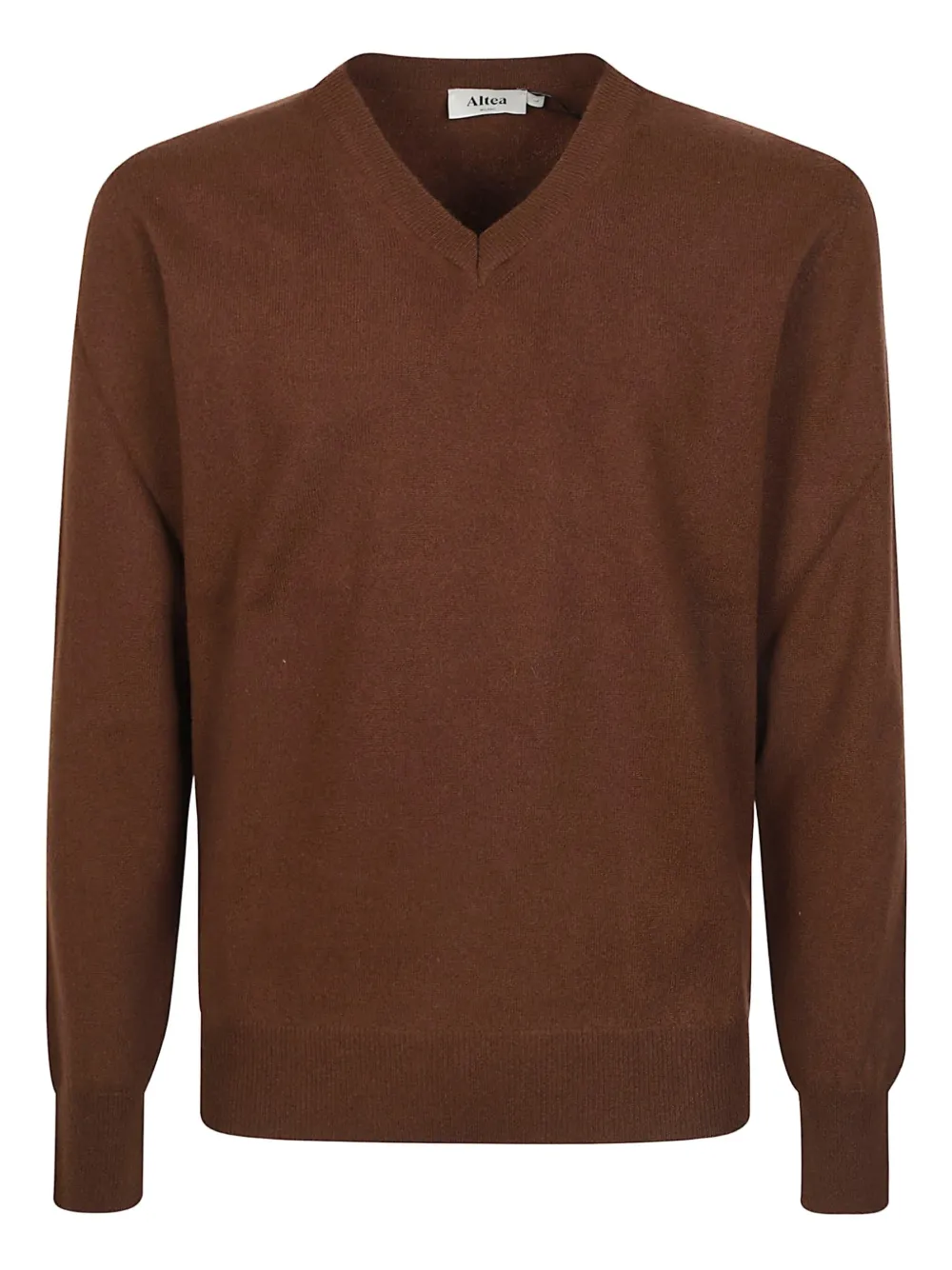 Кашемировый свитер с V-образным вырезом Altea, коричневый
Кашемировый свитер с V-образным вырезом Altea, коричневый