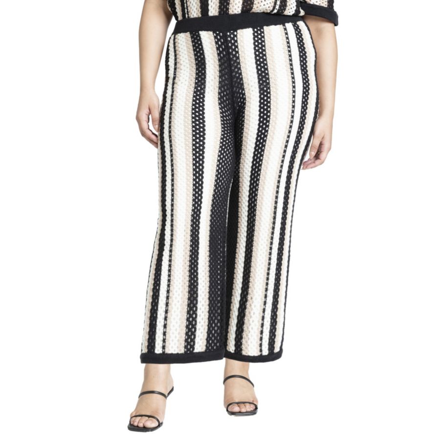 Женские вязаные брюки больших размеров ELOQUII, Muse stripe
Женские вязаные брюки больших размеров ELOQUII, Muse stripe