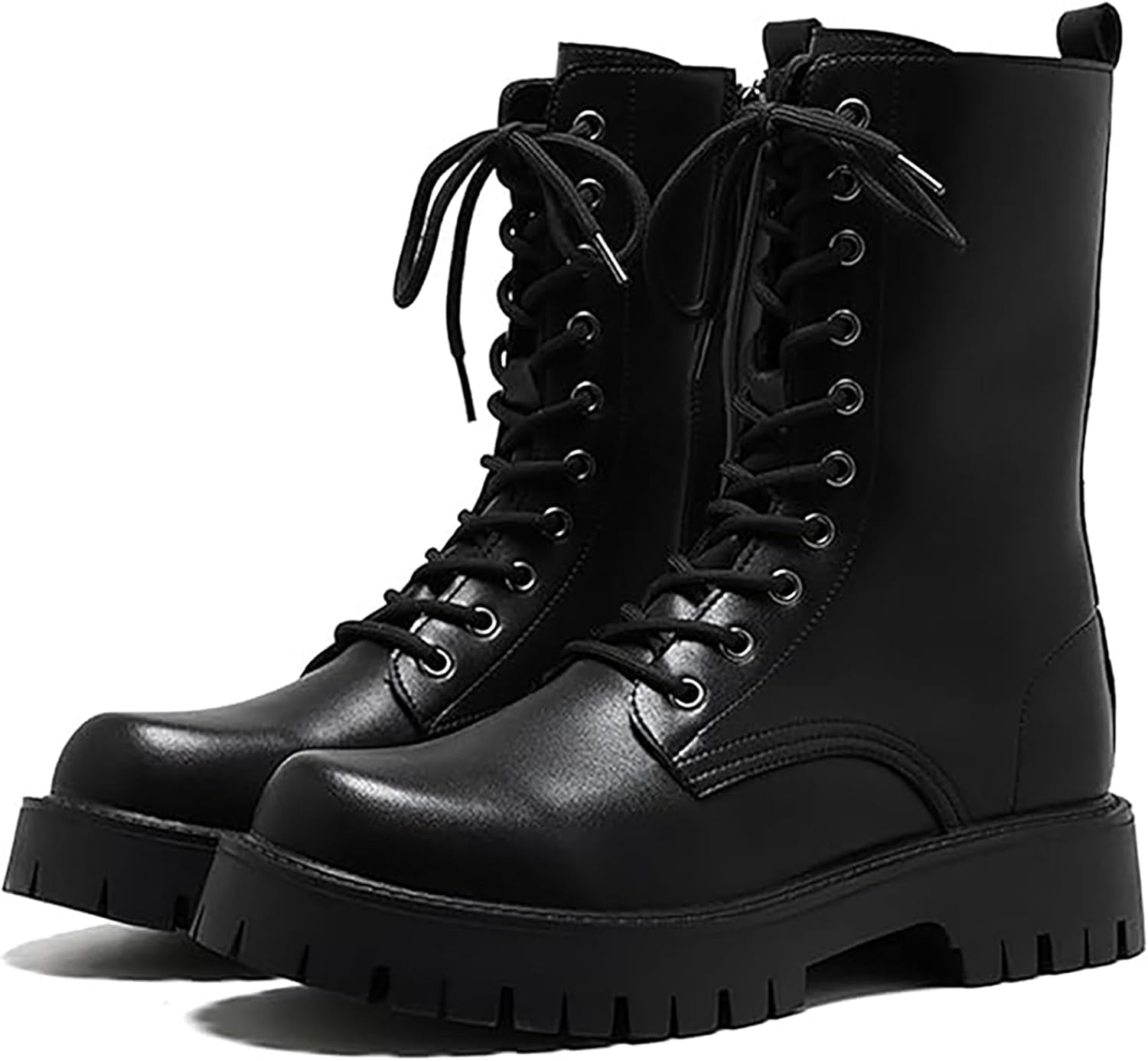 Мужские черные кожаные высокие ботинки на шнуровке с платформой, ретро Qeosnbx
Мужские черные кожаные высокие ботинки на шнуровке с платформой, ретро Qeosnbx