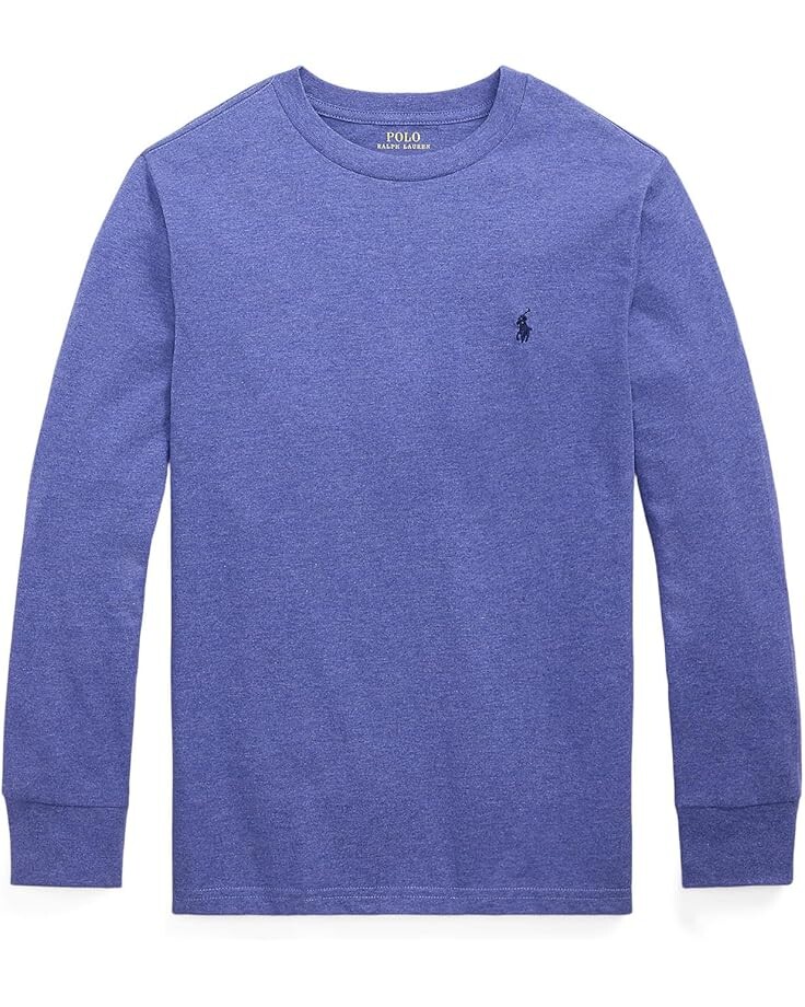 Футболка Polo Ralph Lauren Kids Cotton Jersey Long-Sleeve Tee, цвет Faded Royal Heather/C7941
Футболка Polo Ralph Lauren Kids Cotton Jersey Long-Sleeve Tee, цвет Faded Royal Heather/C7941