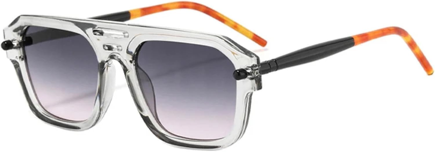 Ретро солнцезащитные очки для женщин, модные, с прозрачными градиентными линзами, защита от УФ-излучения UV400; мужские солнцезащитные очки в стиле панк с заклепками TVTBBVV, Grey Grey Pink
Ретро солнцезащитные очки для женщин, модные, с прозрачными градиентными линзами, защита от УФ-излучения UV400; мужские солнцезащитные очки в стиле панк с заклепками TVTBBVV, Grey Grey Pink