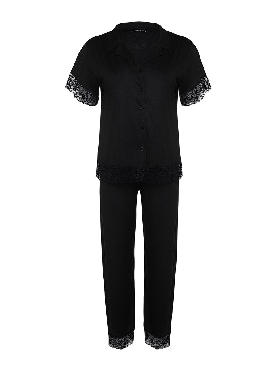 Пижама Trendyol Curve, черный
Пижама Trendyol Curve, черный