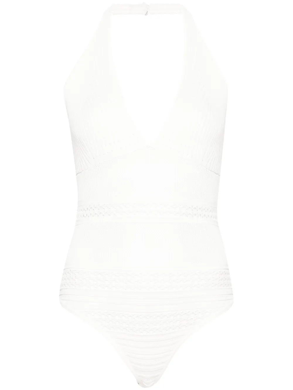 Боди с вырезом халтер TWINSET, белый
Боди с вырезом халтер TWINSET, белый