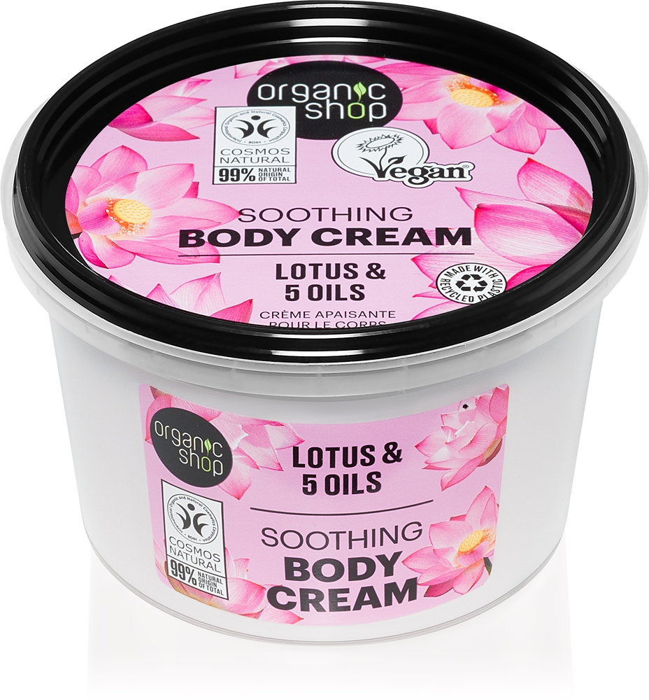 Органический лотос и 5 масел для тела, приятный на ощупь Organic Shop, 250 мл
Органический лотос и 5 масел для тела, приятный на ощупь Organic Shop, 250 мл