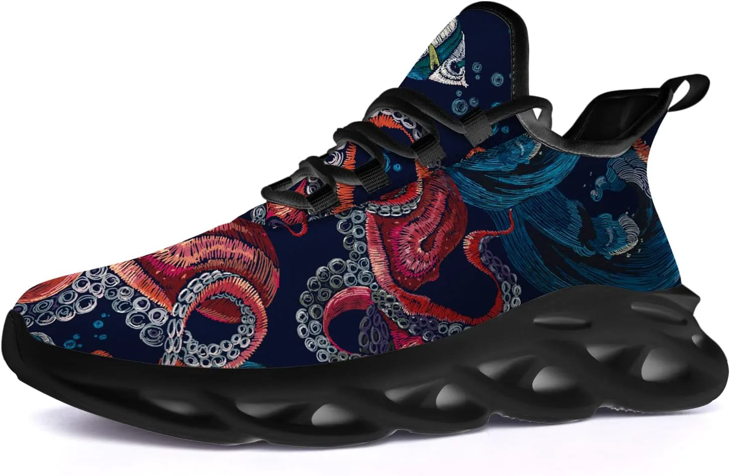 Кроссовки Octopus Card для мужчин и женщин, для бега по дорогам, ходьбы, тенниса, с изображением морского животного, подарок для мальчика или девочки Ciadoon, черный
Кроссовки Octopus Card для мужчин и женщин, для бега по дорогам, ходьбы, тенниса, с изображением морского животного, подарок для мальчика или девочки Ciadoon, черный