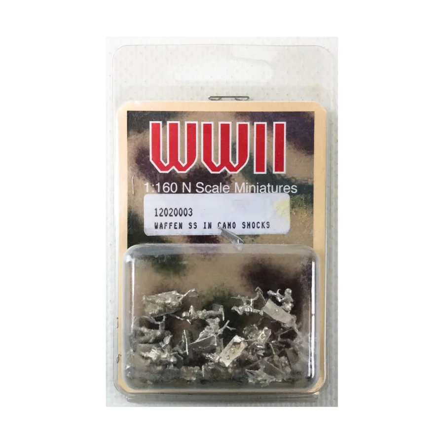 Ваффен СС в камуфляжных шоках, WWII Miniatures (1:160)
Ваффен СС в камуфляжных шоках, WWII Miniatures (1:160)