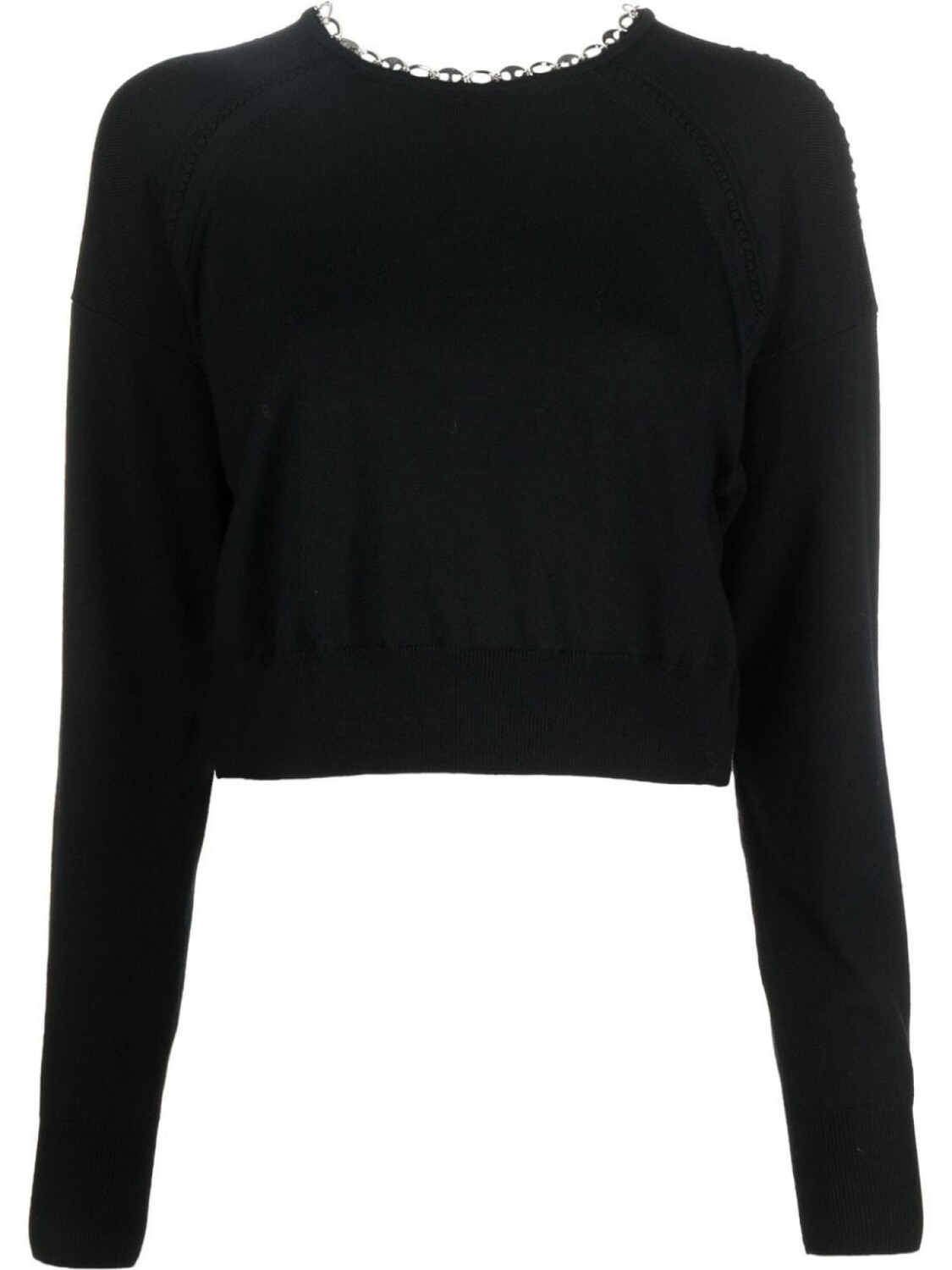 Rabanne свитер с цепочкой, черный
Rabanne свитер с цепочкой, черный