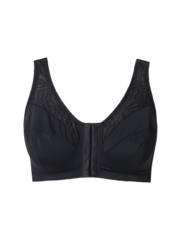 Бюстгальтер на косточках Ulla Popken, черный
Бюстгальтер на косточках Ulla Popken, черный