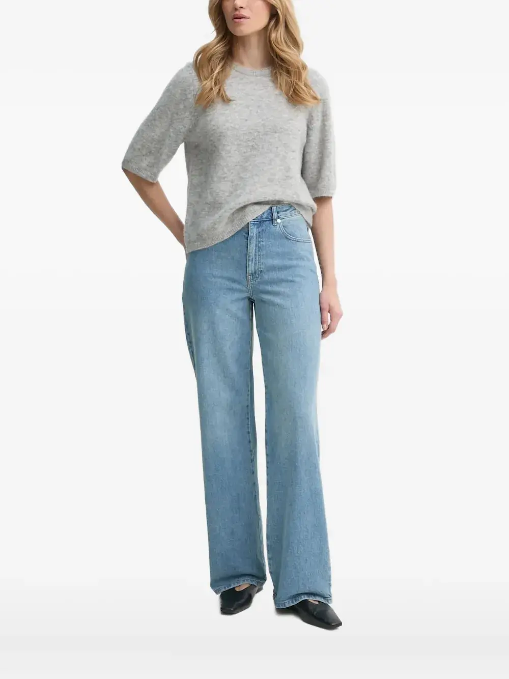 Свитер с круглым вырезом Gestuz, серый
Свитер с круглым вырезом Gestuz, серый