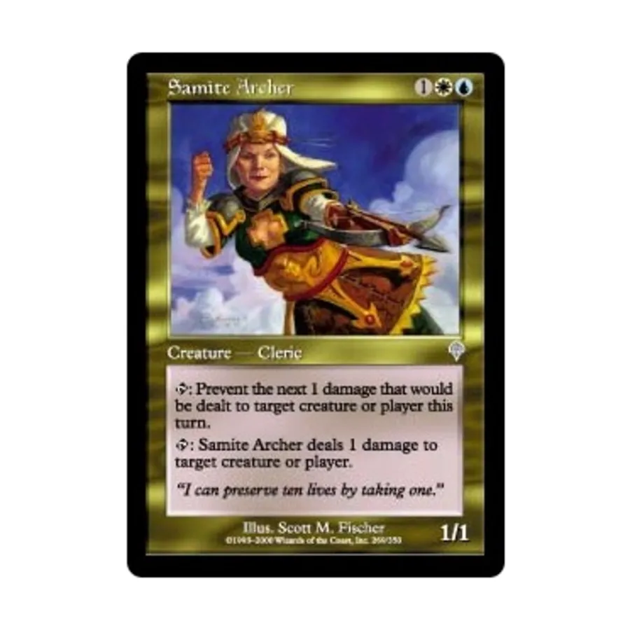 CCG Самитский лучник (U), MTG - Invasion
CCG Самитский лучник (U), MTG - Invasion