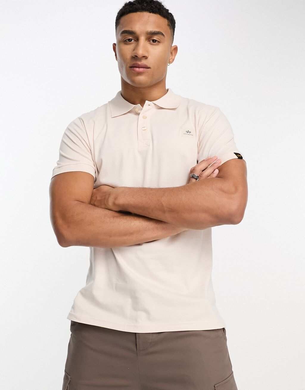 Кремовая футболка-поло Alpha Industries X-Fit, Бежевый, Кремовая футболка-поло Alpha Industries X-Fit
Кремовая футболка-поло Alpha Industries X-Fit, Бежевый, Кремовая футболка-поло Alpha Industries X-Fit