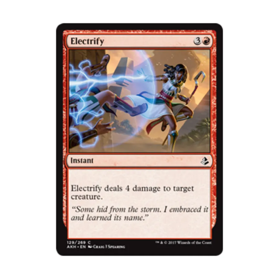 CCG Электрифицировать (C) (Фольга), MTG - Amonkhet
CCG Электрифицировать (C) (Фольга), MTG - Amonkhet