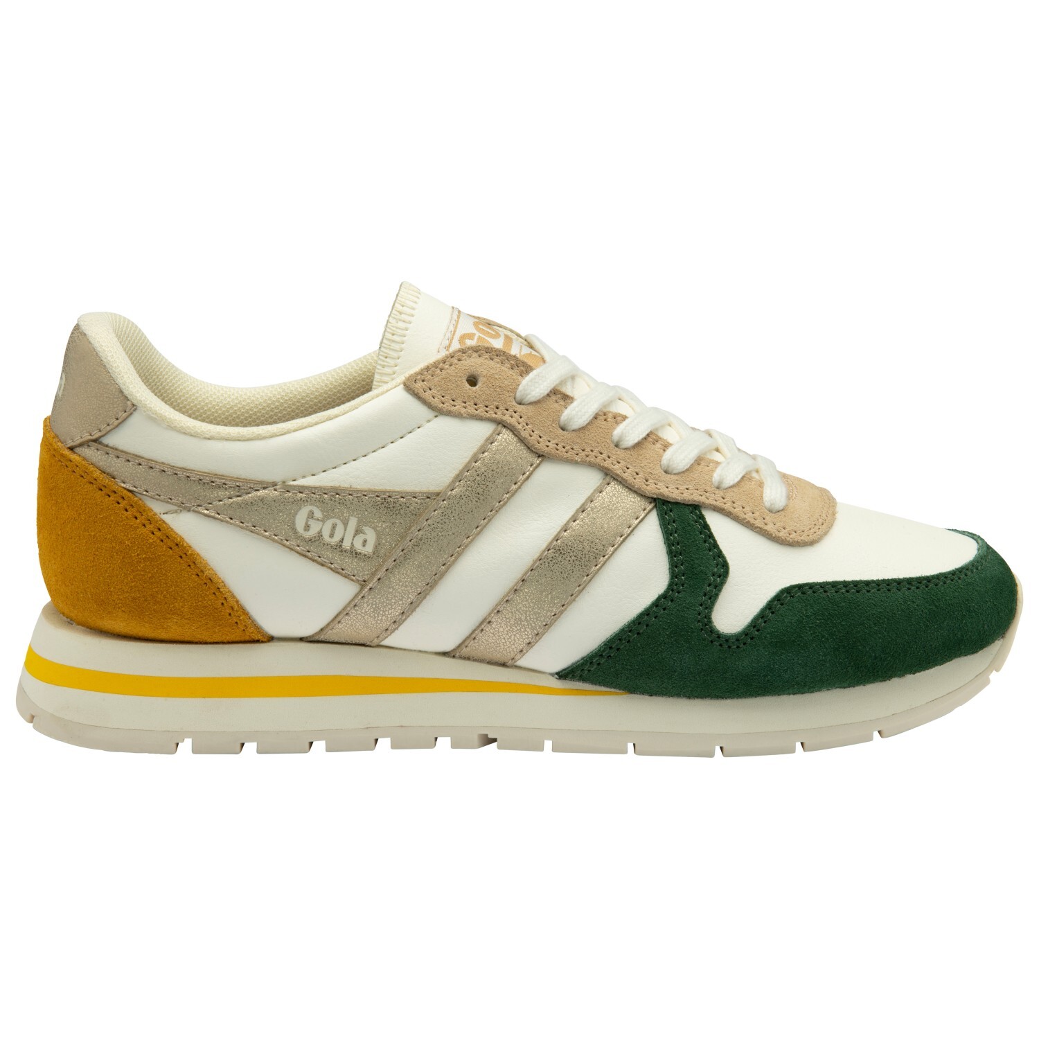Кроссовки Gola Women's Daytona Quadrant, цвет Off White/Evergreen/Gold/Sun
Кроссовки Gola Women's Daytona Quadrant, цвет Off White/Evergreen/Gold/Sun
