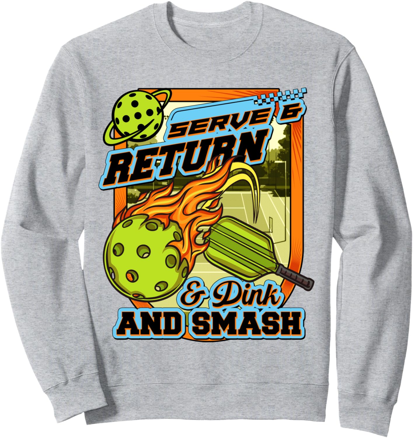 Подача, прием, короткий удар и мощный удар. Милая забавная толстовка для фаната пиклбола Four1Nine Pickleball Official, серый
Подача, прием, короткий удар и мощный удар. Милая забавная толстовка для фаната пиклбола Four1Nine Pickleball Official, серый