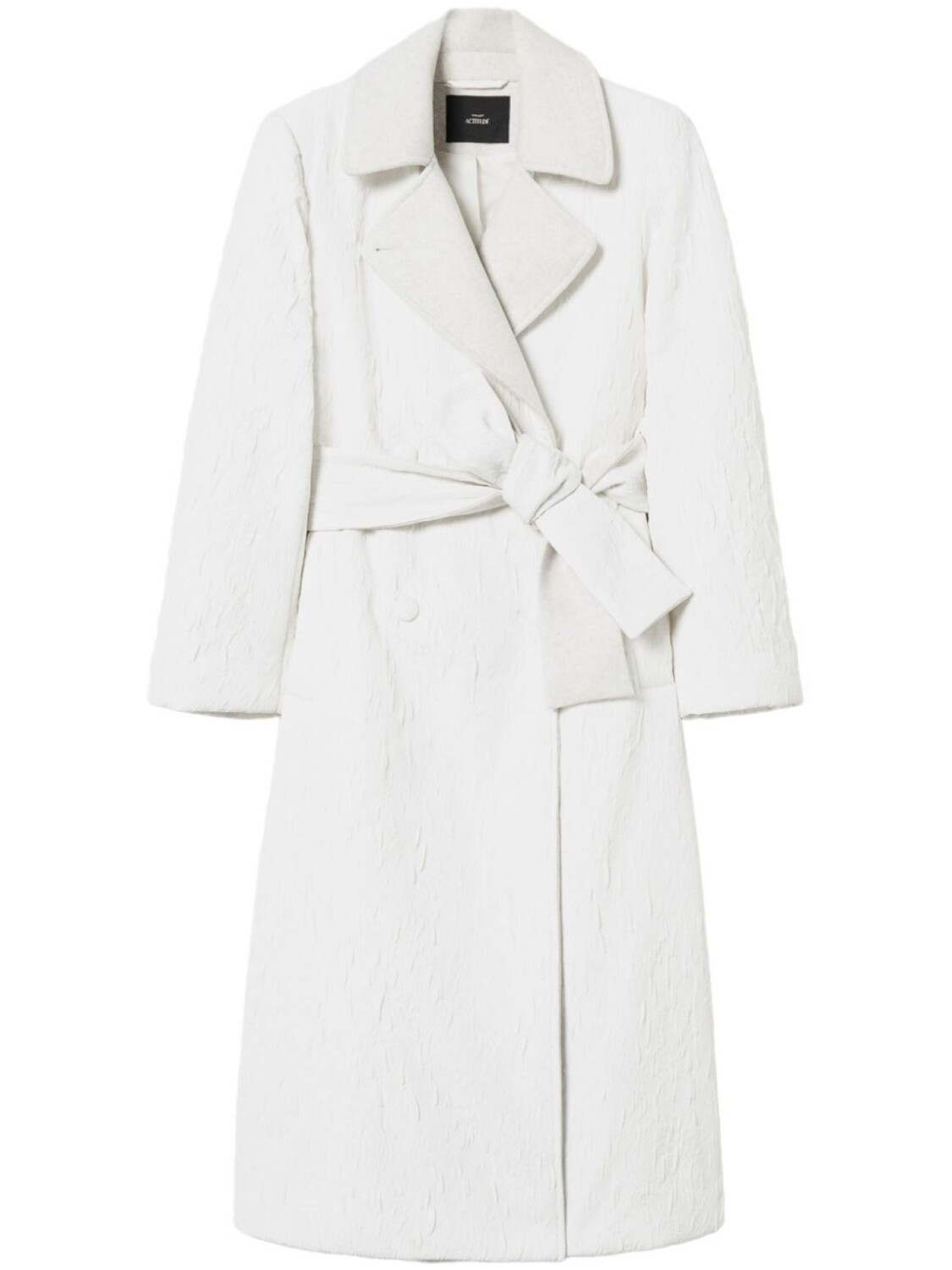 Рельефное двубортное пальто TWINSET, белый
Рельефное двубортное пальто TWINSET, белый