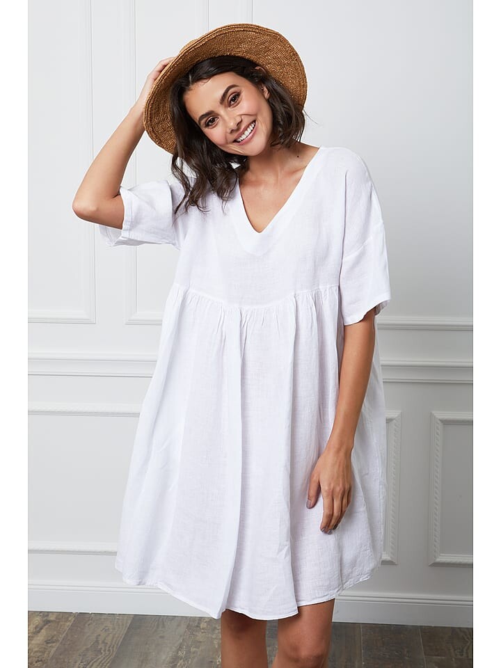 Короткое платье La Compagnie Du Lin Leinen Etsy, белый
Короткое платье La Compagnie Du Lin Leinen Etsy, белый