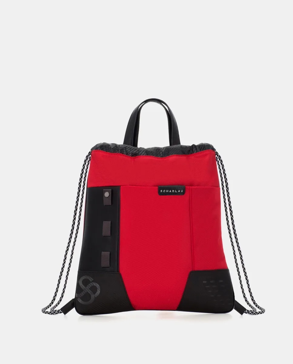 Красный тканевый рюкзак унисекс в форме мешка Scharlau, красный
Красный тканевый рюкзак унисекс в форме мешка Scharlau, красный