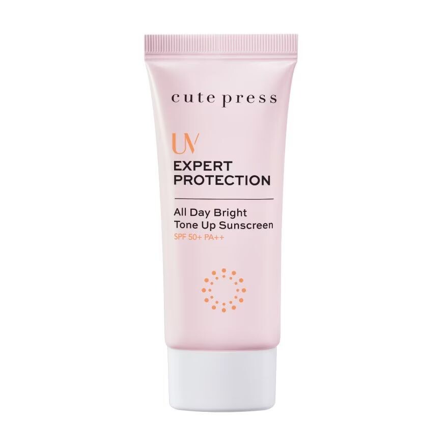 Cute Press UV Expert Protection All Day Bright Tone Up Sunscreen SPF50+ PA++ 30 G, Pink
Cute Press UV Expert Protection All Day Bright Tone Up Sunscreen SPF50+ PA++ 30 G, Pink