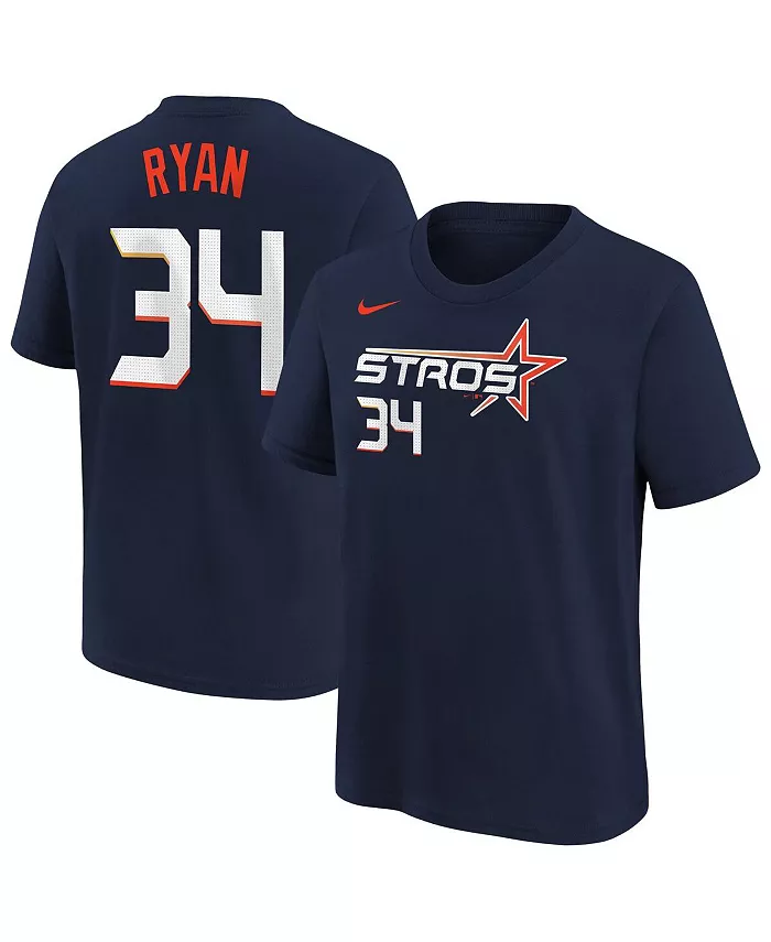 Футболка с именем и номером Nolan Ryan Houston Astros Fuse City Connect для мальчиков и девочек, цвет navy Nike
Футболка с именем и номером Nolan Ryan Houston Astros Fuse City Connect для мальчиков и девочек, цвет navy Nike