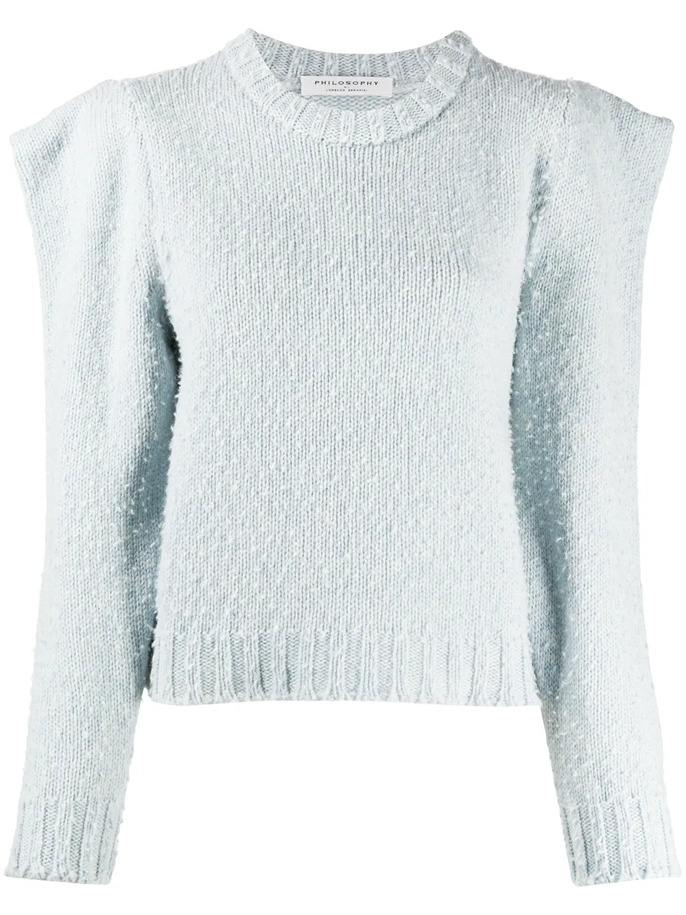 Джемпер со структурированными плечами Philosophy Di Lorenzo Serafini, синий
Джемпер со структурированными плечами Philosophy Di Lorenzo Serafini, синий