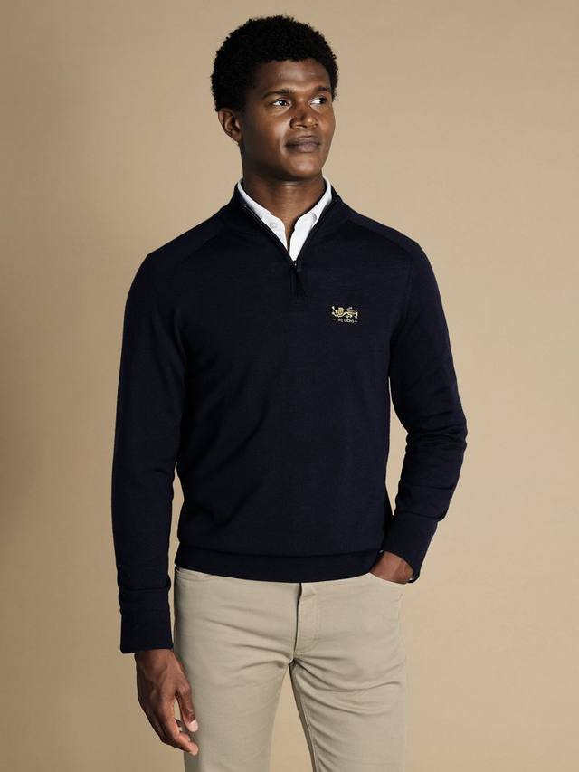 Толстовка The Lions Merino Wool с полузастежкой Charles Tyrwhitt, Navy
Толстовка The Lions Merino Wool с полузастежкой Charles Tyrwhitt, Navy