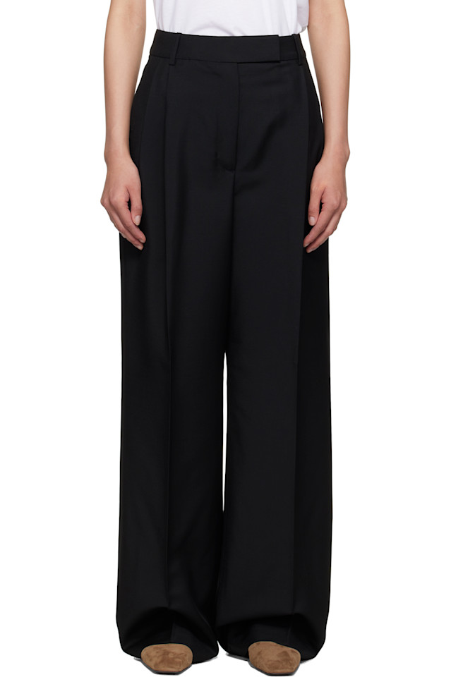 Брюки зауженные с завышенной талией Róhe, черный
Брюки зауженные с завышенной талией Róhe, черный