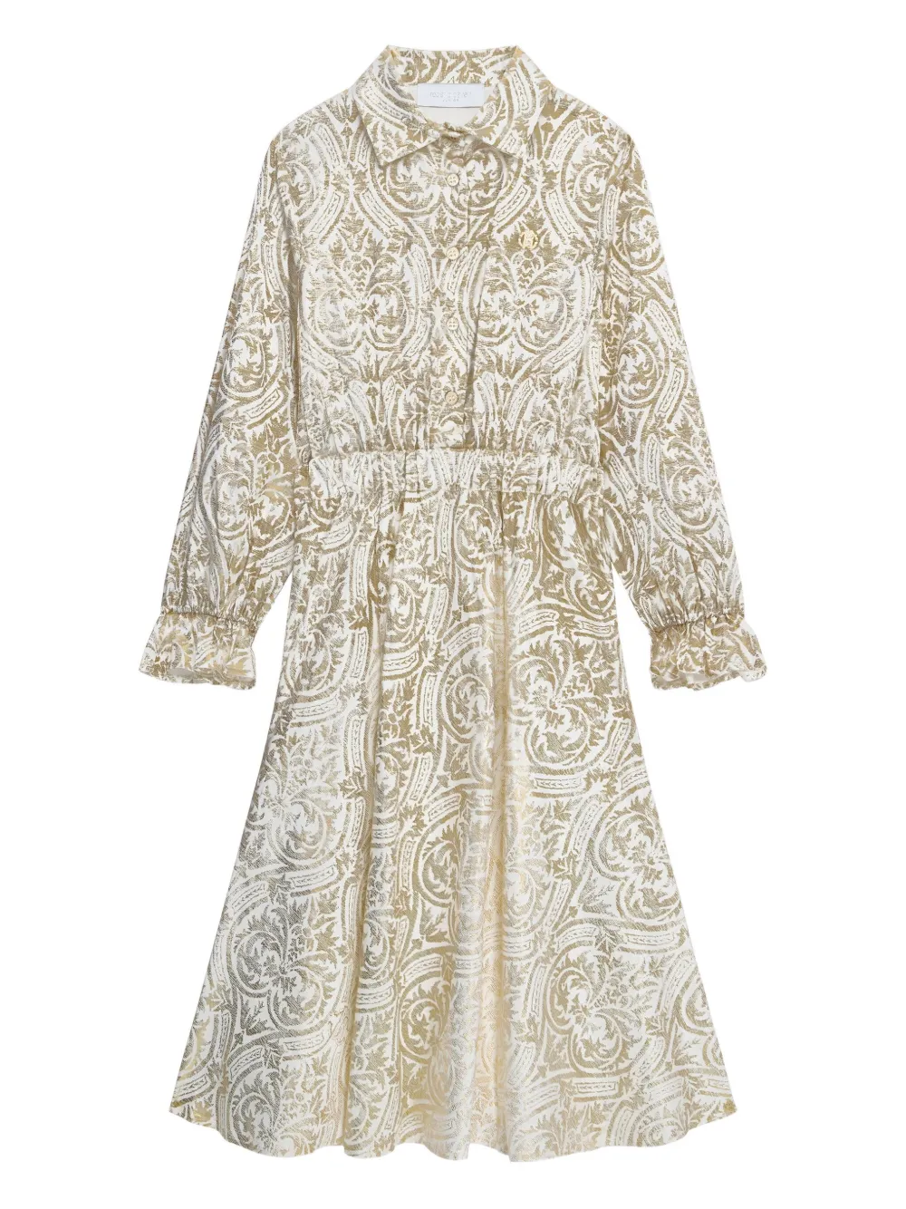 Платье-рубашка с цветочным принтом Roberto Cavalli, золотой
Платье-рубашка с цветочным принтом Roberto Cavalli, золотой