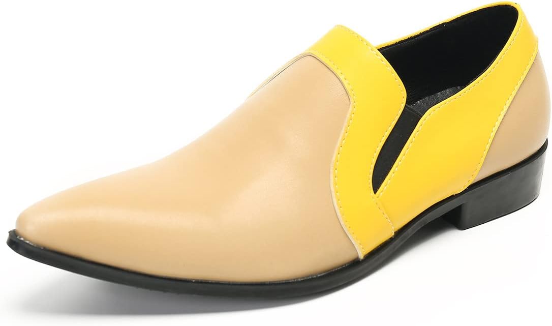 Мужские лоферы Santimon, слипоны, повседневные и деловые двухцветные пенни-лоферы, для выпускного, свадьбы, торжеств, за рулем, летняя обувь для прогулок для парней, желтый
Мужские лоферы Santimon, слипоны, повседневные и деловые двухцветные пенни-лоферы, для выпускного, свадьбы, торжеств, за рулем, летняя обувь для прогулок для парней, желтый
