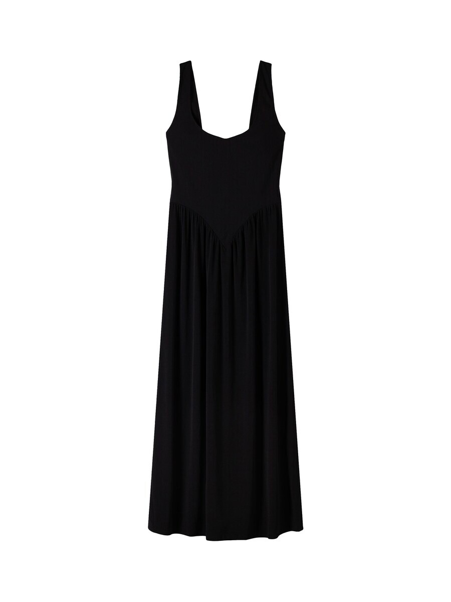 Платье макси Bershka Dress, черный
Платье макси Bershka Dress, черный