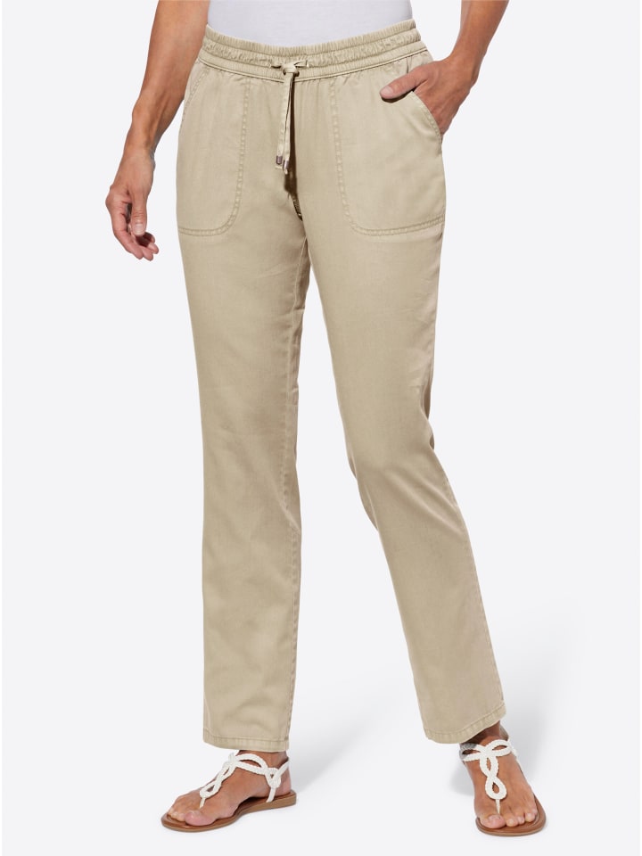 Джинсы Sieh an!, песочный 
Джинсы Sieh an!, песочный