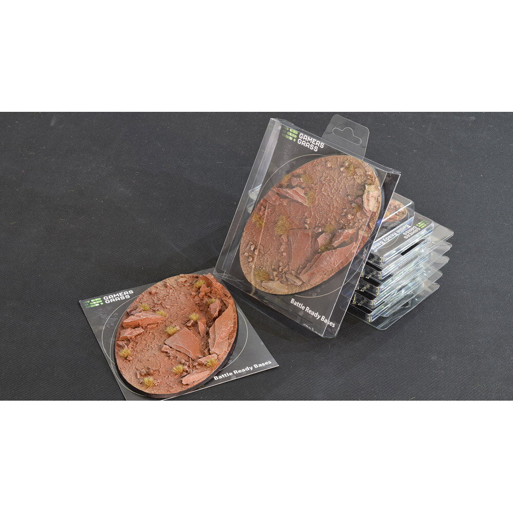 Аксессуары Gamers Grass Battle Ready Bases: Badlands - Oval 170mm (1)
Аксессуары Gamers Grass Battle Ready Bases: Badlands - Oval 170mm (1)