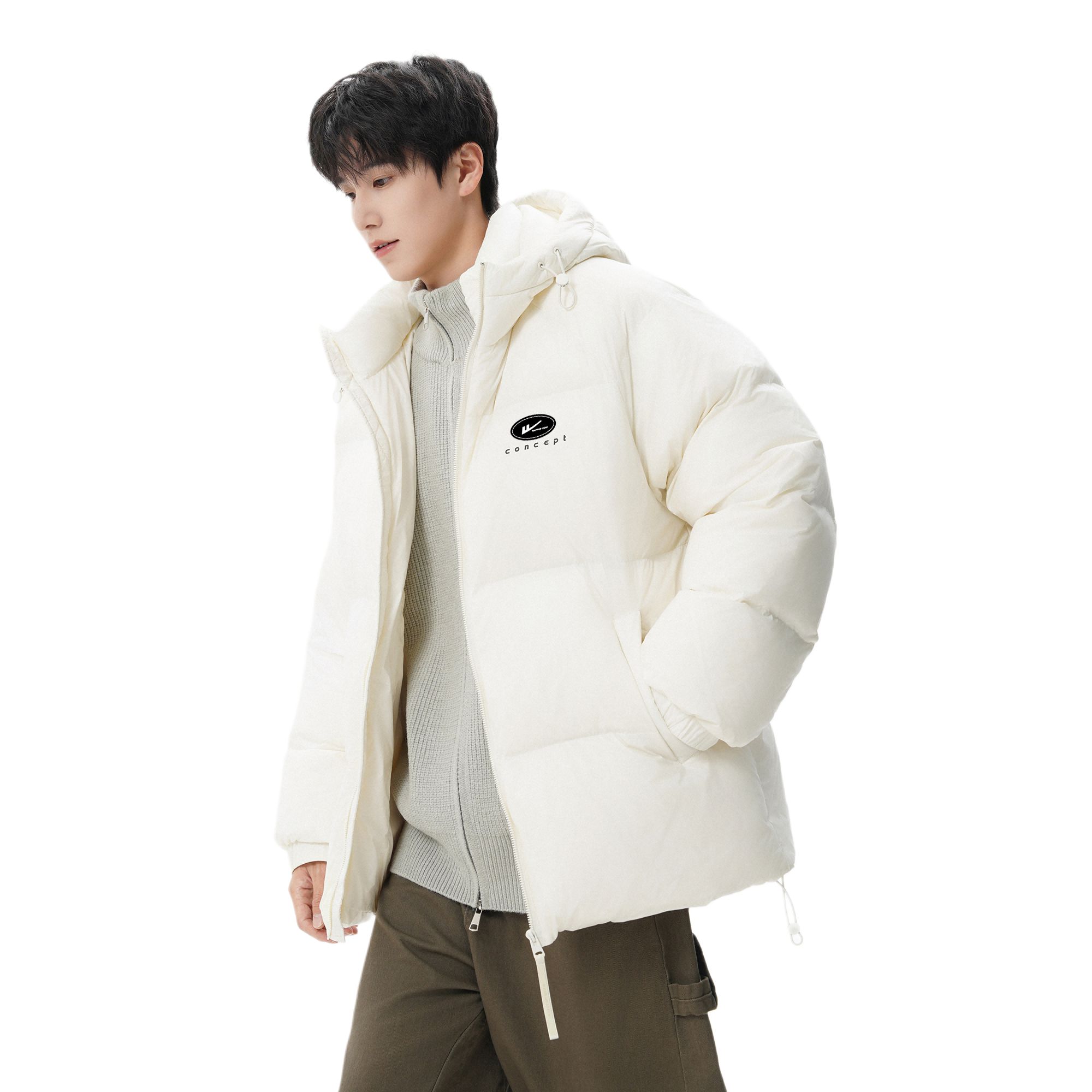 Пуховик Unisex Hooded Thickened WARRIOR, экрю (90 fleece diy badge)
Пуховик Unisex Hooded Thickened WARRIOR, экрю (90 fleece diy badge)