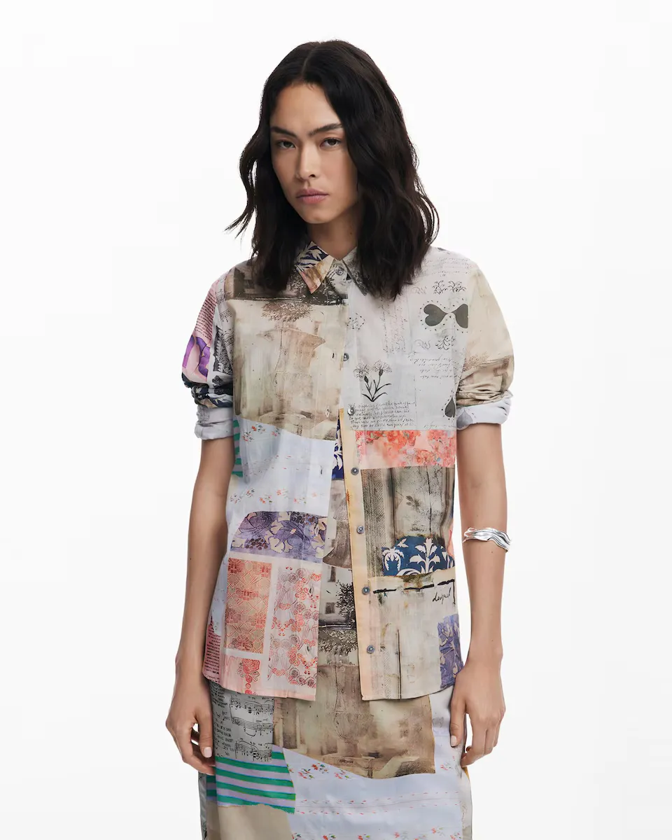 Женская рубашка Postales Desigual, коричневый
Женская рубашка Postales Desigual, коричневый