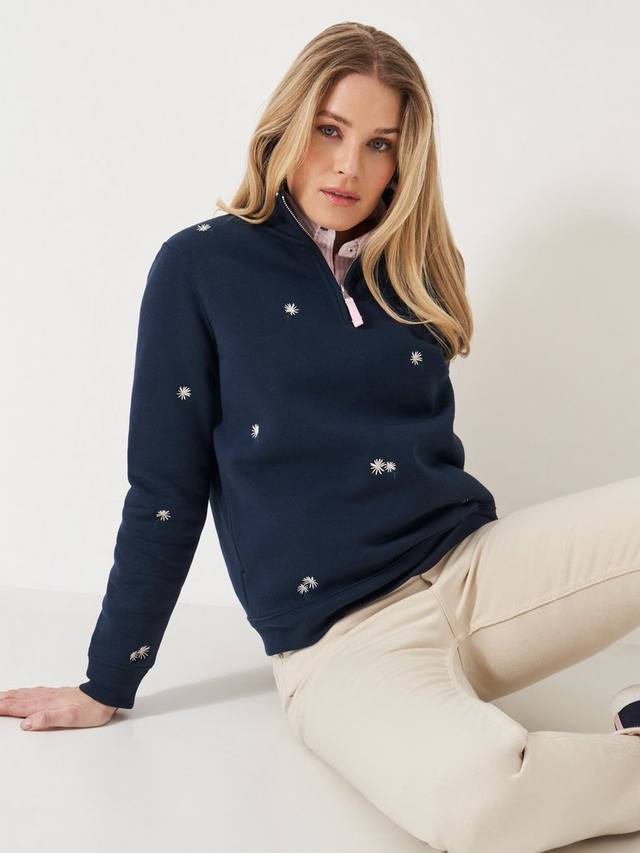 Свитшот с вышитыми ромашками и молнией на половину Crew Clothing, Dark Pink
Свитшот с вышитыми ромашками и молнией на половину Crew Clothing, Dark Pink