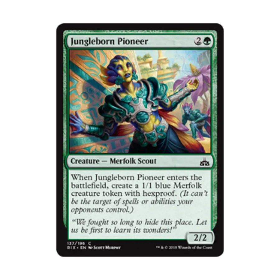 CCG Первопроходец из джунглей (К), MTG - Rivals of Ixalan
CCG Первопроходец из джунглей (К), MTG - Rivals of Ixalan