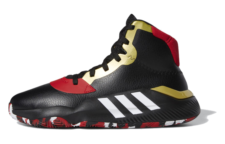 Adidas Pro Bounce 2019 черные с алым и золотым
Adidas Pro Bounce 2019 черные с алым и золотым