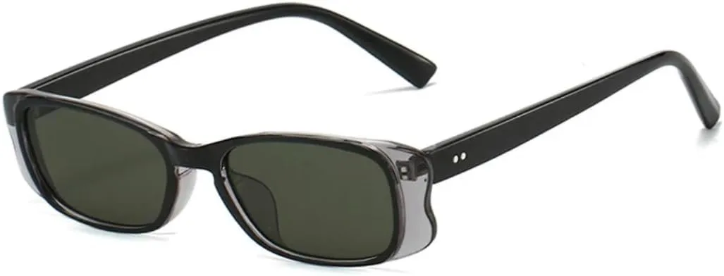 Винтажные маленькие солнцезащитные очки с заклепками, модные женские солнцезащитные очки класса люкс с защитой от УФ-излучения UV400 TKKTLLT, Blackgray-green
Винтажные маленькие солнцезащитные очки с заклепками, модные женские солнцезащитные очки класса люкс с защитой от УФ-излучения UV400 TKKTLLT, Blackgray-green