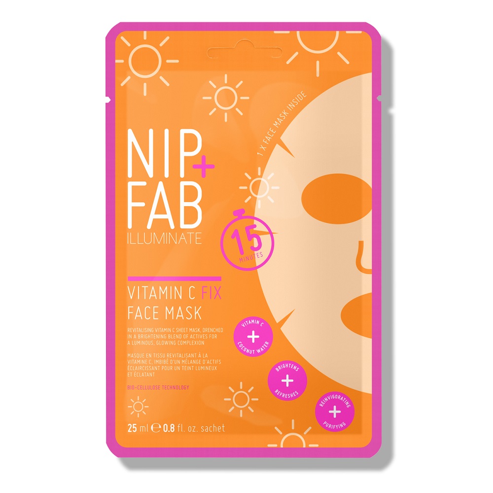 Восстанавливающая маска для лица с витамином С vitamin c fix face mask Nip+Fab, 25 мл
Восстанавливающая маска для лица с витамином С vitamin c fix face mask Nip+Fab, 25 мл